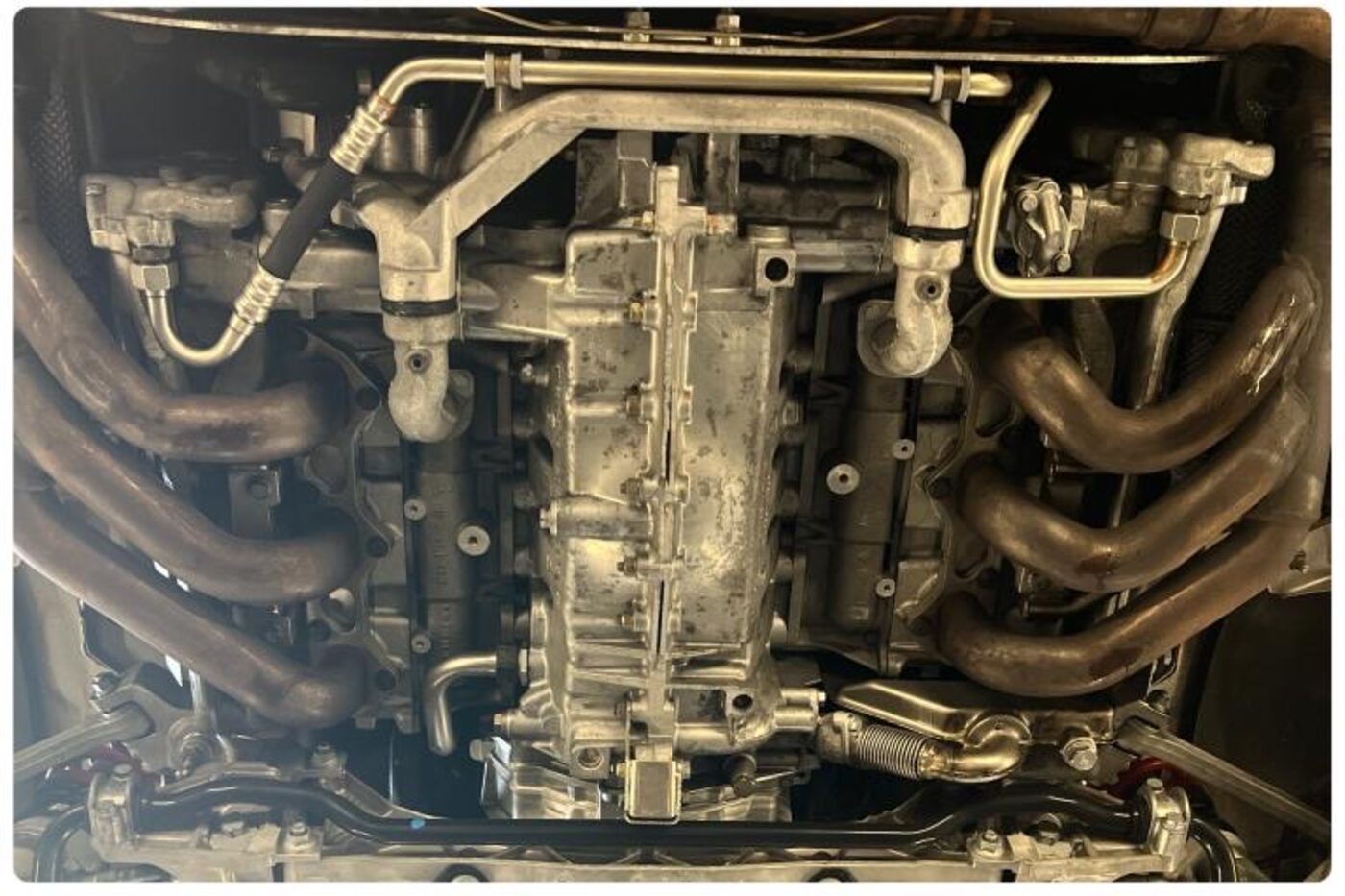 Motorblock nach der Reinigung